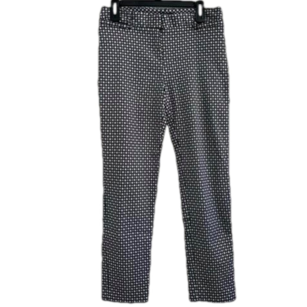 George  Women’s Pants Black and White‎ Geometric Pattern